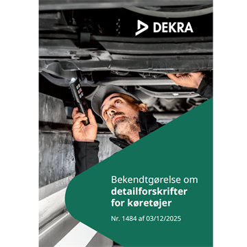 Detailforskrifter for køretøjer 1484 af 03/12/2025