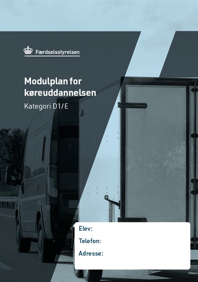 Individuel Modulplan til kategori D1/E