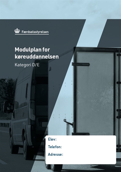 Individuel Modulplan til kategori D/E
